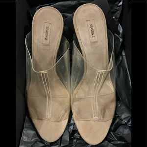 Yeezy 90 Season 8 PVC mules.